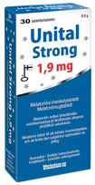 VITABALANS Unital Strong tabletes ar melatonīnu 1,9 mg, 30 gab.