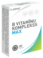 JONAX B Vitamīnu Komplekss Max, 30 tabletes
