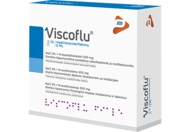 VISCOFLU 10 ampulu iepakojums po 5 ml