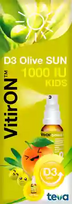 VITIRON D3 Olive Sun Kids 1000 IU sprejs, 10 ml