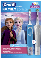 Oral-B Frozen Familie Komplekts — Uzlādējamās Elektriskās Zobu Birstes (1 vienība)