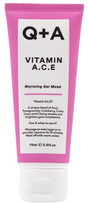 Q+A Vitamin A.C.E Siltā gēla maska sejai, 75 ml