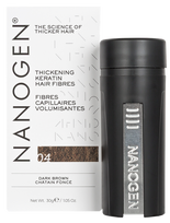 NANOGEN Keratin matu šķiedras tumši brūnā krāsā, 30 g