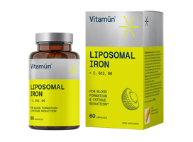 VITAMUN Kapulas ar liposomālo dzelzi, 60 gab.