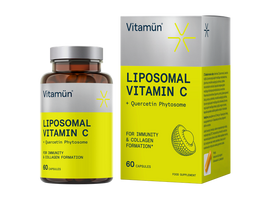 VITAMUN C vitamīna un Kvercetīna fitosomai bagātas liposomālās kapsulas, 60 gab.