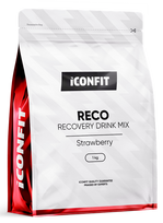 ICONFIT Reco - Zemeņu pulveris, 1000 g