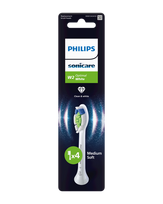 Bālo saru uzgaļi elektriskām zobbirštēm PHILIPS Sonicare Optimal White, 4 kompekts