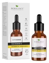 BIOBALANCE Niacinamīdu un glikolskābes Super serums, 30 ml