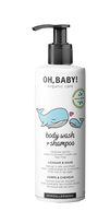 OH, BABY! Organisks mājās lietojams šampūns un ķermeņa gels 250 ml universālai pūpošanas kopšanai