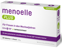 MENOELLE Plus tabletes sievietēm menopauzes periodā, 30 gab.