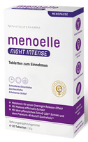 MENOELLE Night Intense tabletes menopauzē esošajām sievietēm, 30 gab.