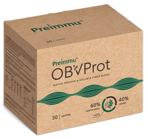 OBVProt Preimmu® paciņas 30 gab. — augstā olbaltumvielu un šķiedrvielu avots