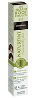 NATURTINT Dark Brown Matu un Uzaču Maskara 10 ml - Tūlītēja Saknīte