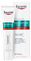 EUCERIN DermoPure Clinical - nomierinošais sejas krēms ādas barjeras atjaunošanai, 40 ml