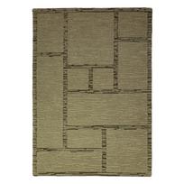 Rankų darbo žalios spalvos iš vilnos kilimas 160x230 cm Harris Modula Wool – Flair Rugs