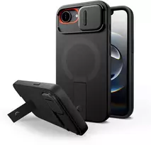 Tech-Protect Kevlar Aura MagSafe dėklas skirtas Apple iPhone 16e – juodos spalvos