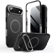 Supcase IBLSN Ares Flip Mag MagSafe dėklas skirtas Apple iPhone 17 Air – juodos spalvos