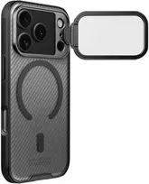 Nillkin CamShield Prop Magnetic dėklas skirtas Apple iPhone 17 Pro skaidrus juodos spalvos
