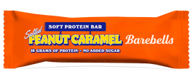 BAREBELLS Soft Salted Caramel Peanut baltymų batonėlis, 55 g