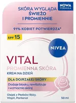 Nivea Vital Radiant Skin kremas nuo raukšlių SPF15 50ml