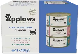 Applaws - Žuvų rinkinys sultinyje - 12 x 156 g