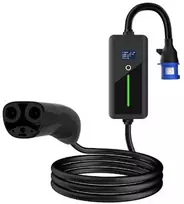 Hismart Elektromobilio įkroviklis TESLA NACS - CEE, 6-32A, 7kW, 1-fazė, 5m