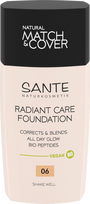 SANTE Warm Beige 06 kosmētiskā grima bāze, 30 ml tilpumā