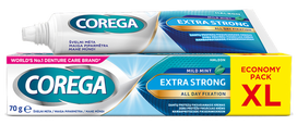 COREGA Stiprā fiksācijas krēms zobu protēzēm, 70 g