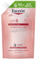 EUCERIN pH5 dušas želeja (Refill) 400 ml