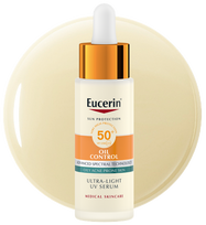 EUCERIN Sun Oil Control serums ar SPF 50+ – UV aizsardzība, 30 ml
