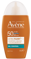 AVENE Ultra Oil Control SPF 50 fluīds sejas aizsarglīdzeklim, 50 ml