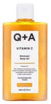 Q+A Spīduma ķermeņa eļļa ar C vitamīnu, 150 ml