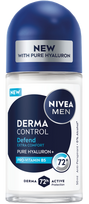 NIVEA Men Derma Control Defend dezodorants-antiperspirants, 50 ml rullītis