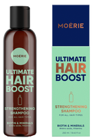 MOERIE Ultimate Hair Boost Stiprinošs šampūns plāniem matiem, 250 ml