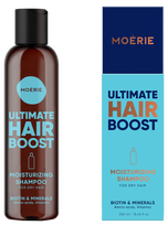 MOERIE Ultimate Hair Boost Mitrinošs šampūns plāniem matiem, 250 ml