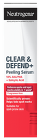 NEUTROGENA Clear & Defend+ serums ar pīlinga efektu, 30 ml