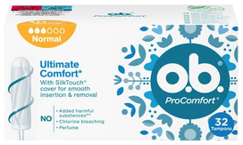 O.B. Ultimate Comfort tamponi Normal, 32 gab.
