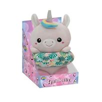 Pliušinis žaislas vienaragis Luna Squishcuties, žalia sp./rožinė sp., 21 cm
