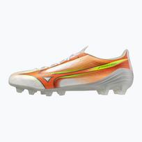 Futbolo batai Mizuno Alpha III Pro FG white/lava orange/evening primrose