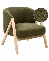 Fotel SKEI Boucle tamsiai žalias