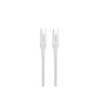 iDeal by Epico Braided USB-C to USB-C Cable 100W (1.2 m) - White