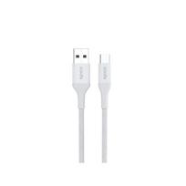 iDeal by Epico Braided USB-C to USB-A Cable (0.3 m) - White