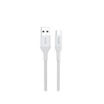 iDeal by Epico Braided USB-C to USB-A Cable (1.2 m) - White