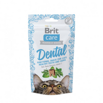 BRIT CARE Dental skanėstas dantų priežiūrai katėms, 50 g