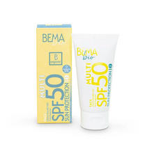 BEMA Sunscreen Priešraukšlinis veido kremas su mineraliniais filtrais SPF 50, 50 ml