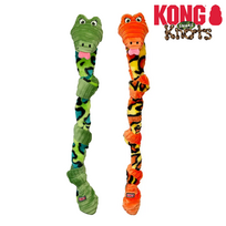 KONG KNOT SNAKE ASORTED M/L žaislas šunims, 1 vnt.