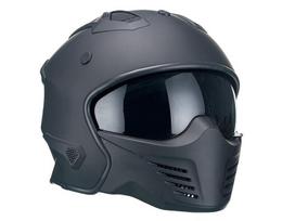 Moto šalmas Vito Bruzano, juodas, XXL