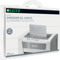 LEITZ IQ paper shredder oiling sheets, 12 count (80070000)
