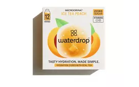 Waterdrop Ice Tea Peach bubble cube, 12 x 24 g