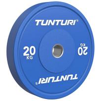 Tunturi Platinum Bumper Plate Blue, 20kg